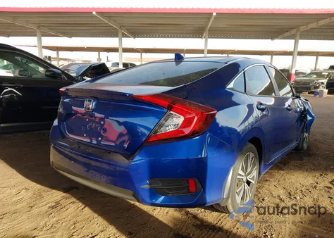 2018 Honda Civic Ex-T from USA, damaged, VIN JHMFC1F3XJX041493